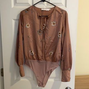 Aster the Label Floral Bodysuit